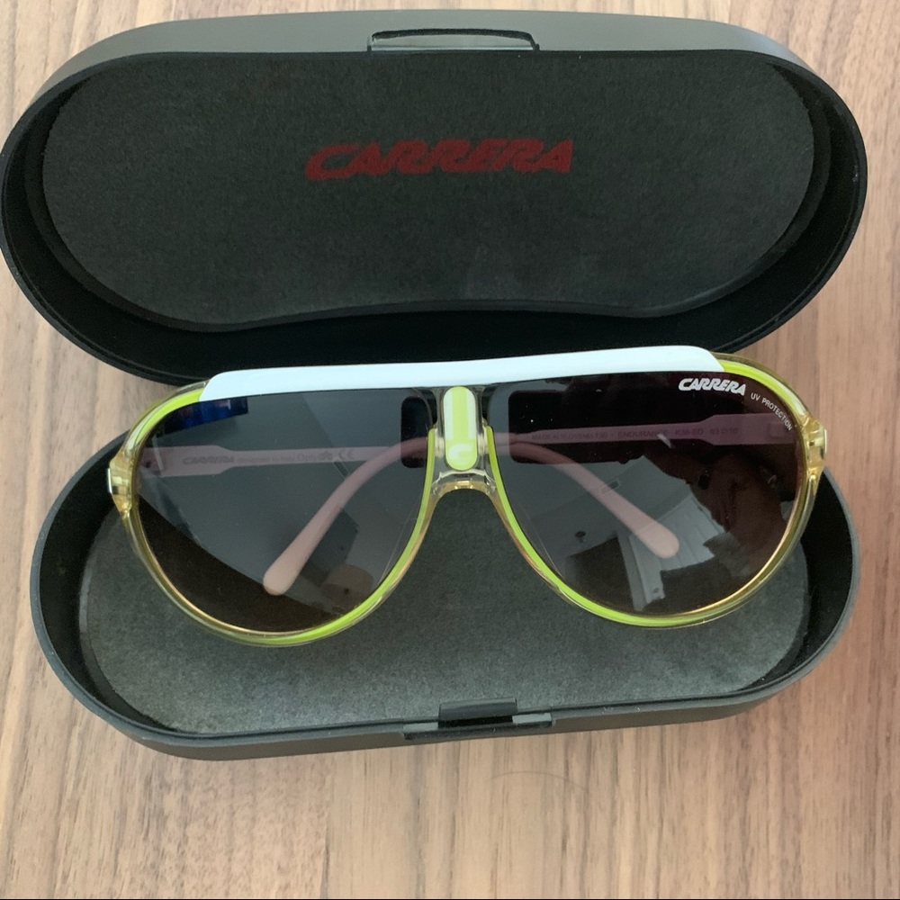 Carrera sunglasses.